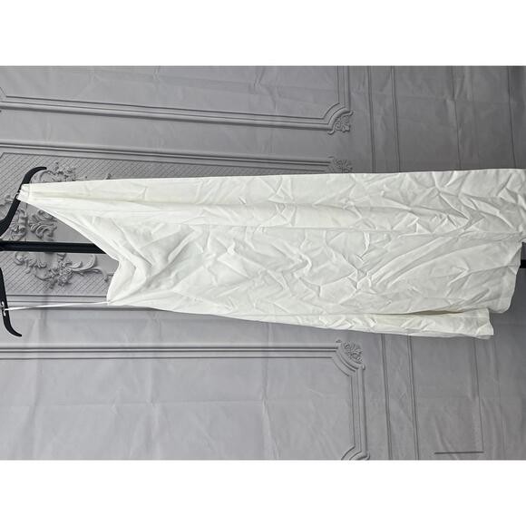 MISHA Estra Dress in Ivory maxi one shoulder - Picture 8 of 9